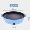 Mini Electric Grill Pan Non Stick BBQ Griddle for Home Use with Adjustable Temperature Control