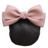Women's Professional Hair Net Bow Clip for Work: Ideal for Hotel, Bank, Nurse, Flight Attendant, and Updo Styles.