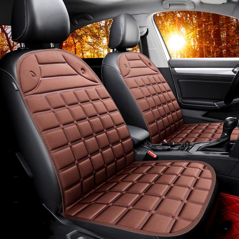 Heated Car Seat Cushion Cover Hot Keep Warm Winter Household Cushion Universal 12V Heating Seat Cushion Auto Accessories Electric Seat Heater