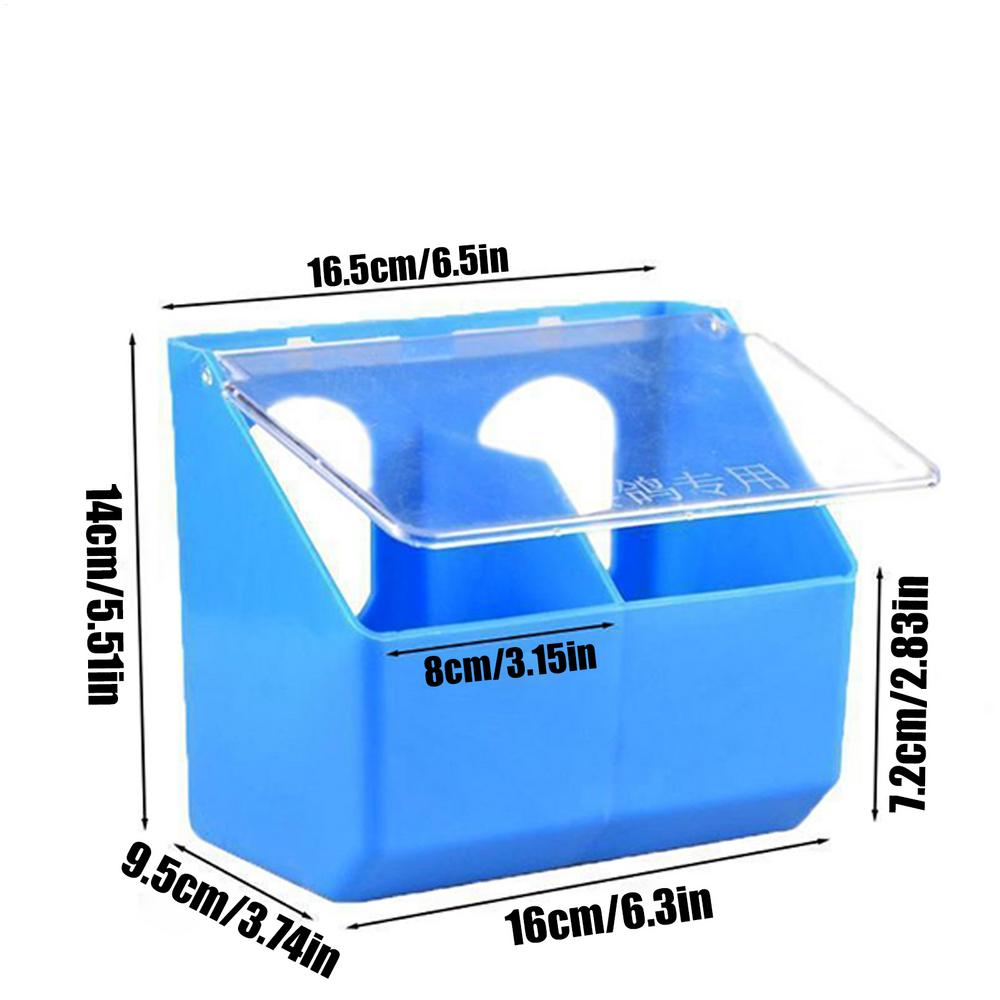 Bird Feeders For Outdoors Large Capacity Heavy-Duty Dispenser Pet Pigeon Food Dispenser Box For Parakeet Quail Parrot Poultry