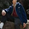 New FILA Velvet Jackets Men's Smoke Blue F11M249923F-DB