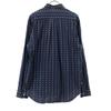 SUGAR CANE Dot Embroidery Pattern Long Sleeve Button Down Shirt M Navy Men's Used