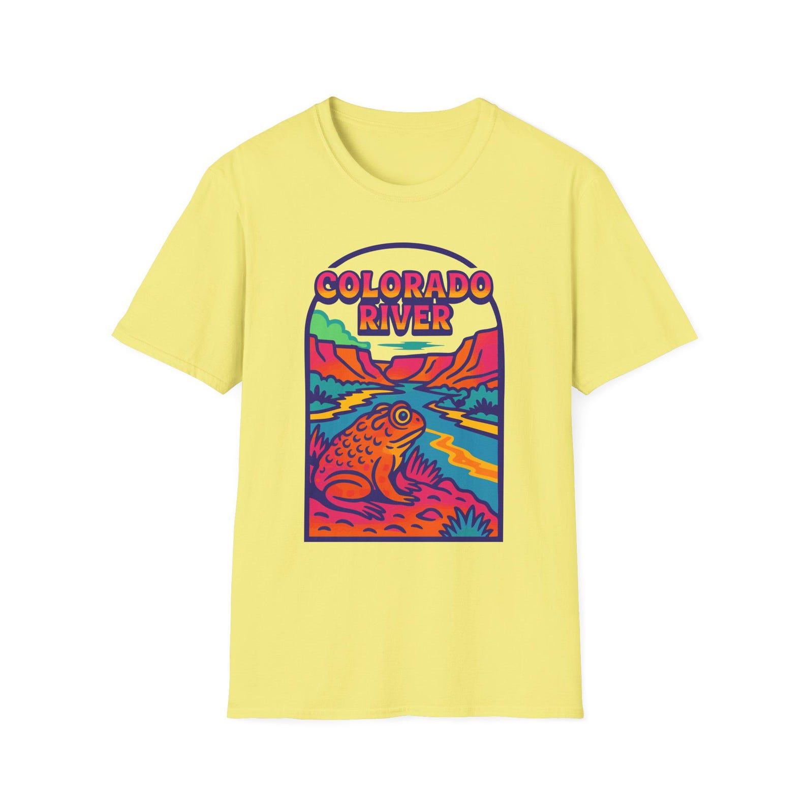Trippy Colorado River Toad Softstyle Unisex T-Shirt S