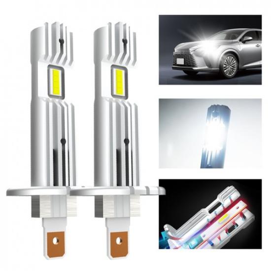 H1 LED Bulbs 6500K Bright White Hi/Lo Beam Headlight Conversion Kit CANbus New V