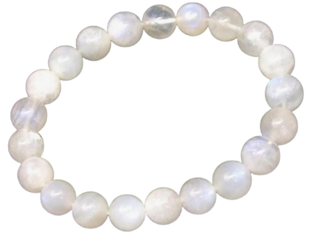 26698 This half price 4A Moonstone Bracelet Inner Diameter 16cm Indian Natural Stone Power Stone [HINRYO] month's 9mm~10mm
