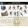 Master Box 1/35 Scale British-German First War Hand-to-Hand Combat Plastic Model Kit (2 British Soldiers & 3 German Soldiers) with Mini Trench Diorama