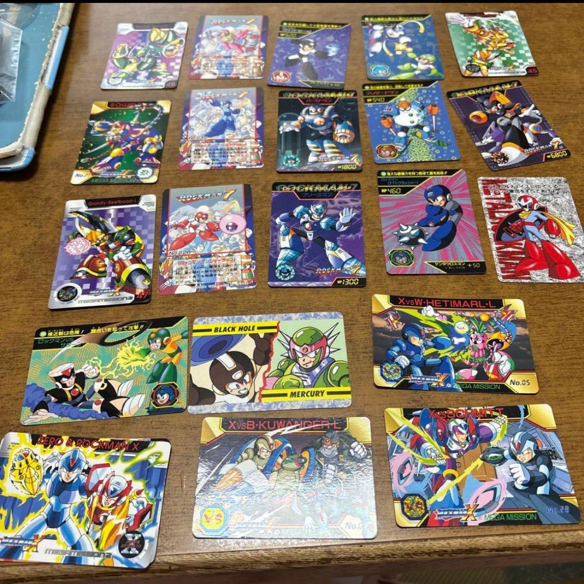 Used At that time Rockman Carddass bulk sale 44 pieces set