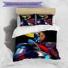 3pcs UFO Robo Grendizer pattern bedding set duvet cover set includes duvet cover &pillowcases, perfect all season bedroom decoration & gift