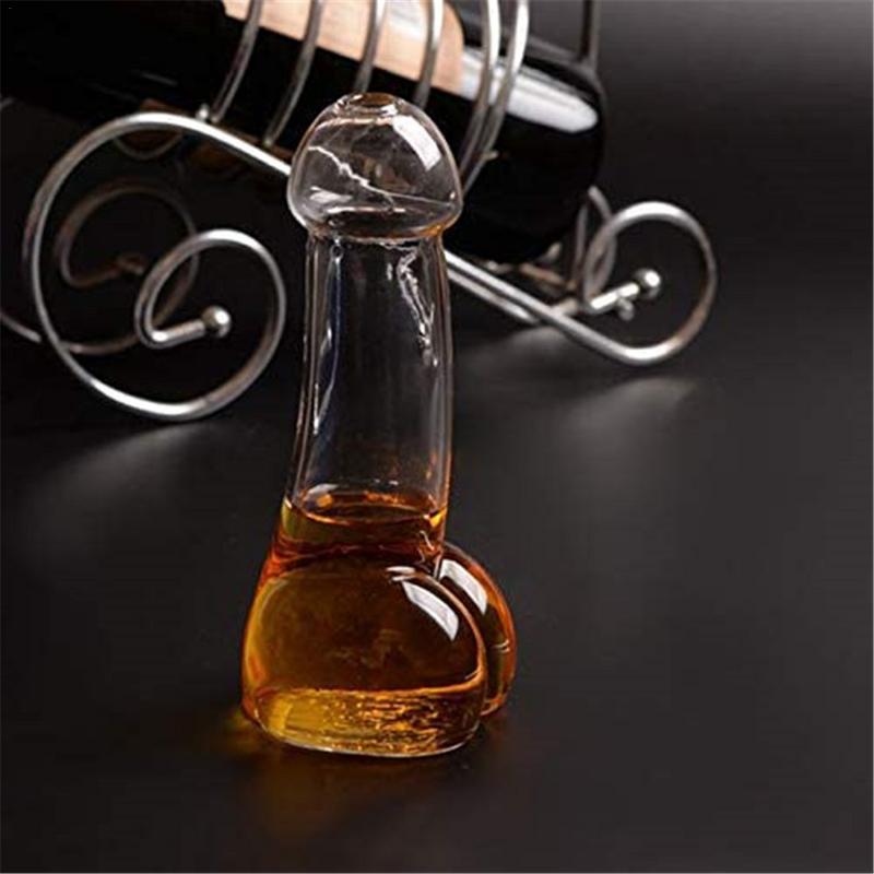 Men's Dick Penis Cocktail Glass Cup Mug Bottle Glass Halloween Christmas Party Beer Cup Funny Wine Cups Mug Bottle
