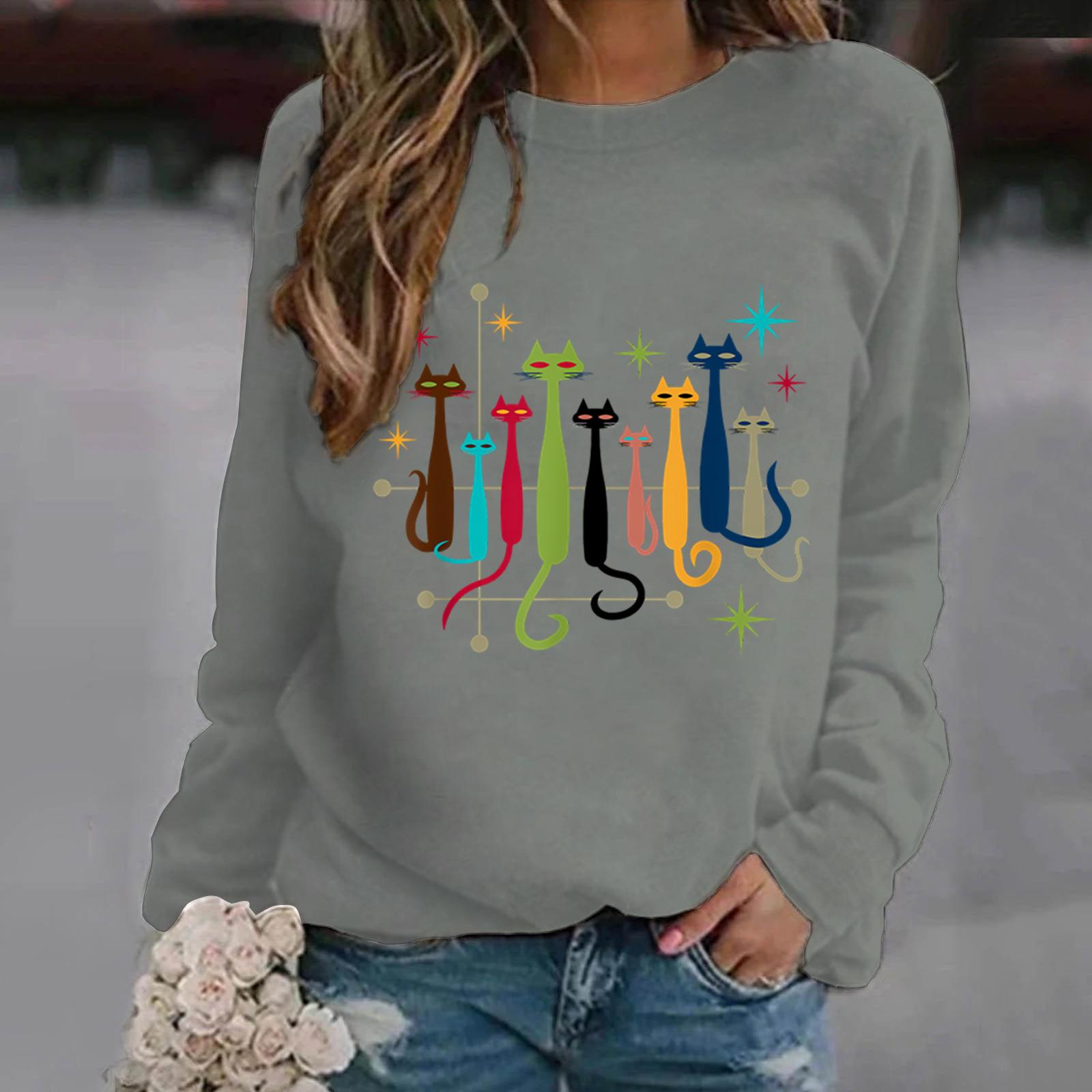 

Трудолюбивая европейская и американская женская футболка с круглым вырезом и вставкой на плече, напечатанная на 3D-принте, женская универсальная толстовка 8XL