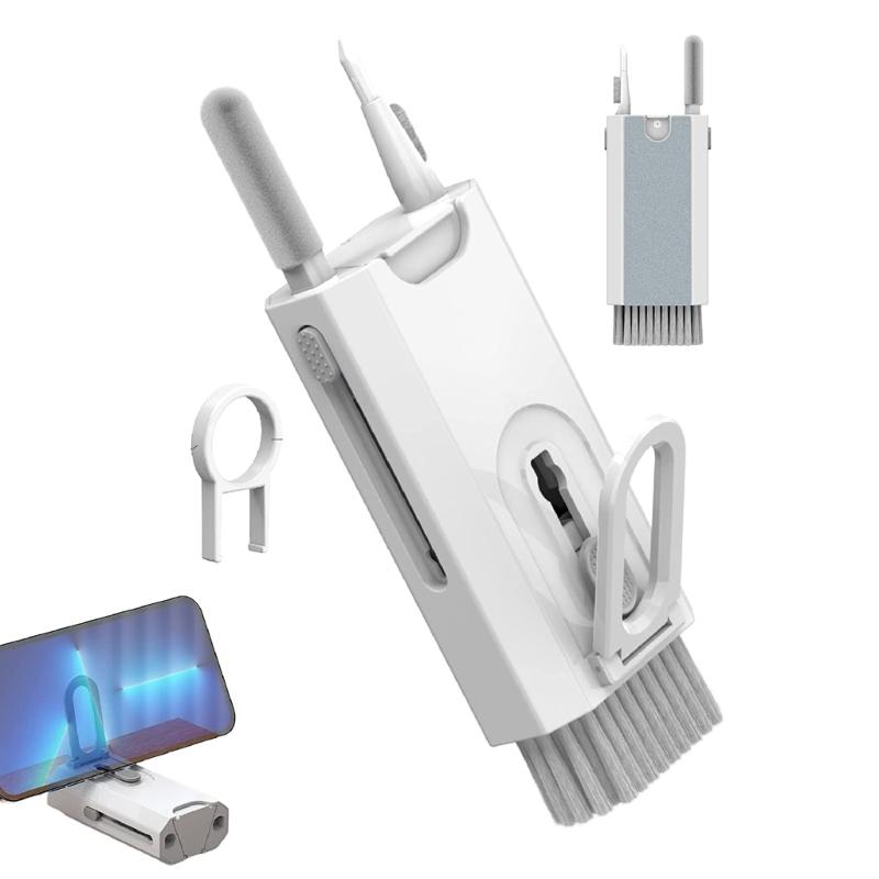 Portable Earbud Cleaning Pen 8-in-1 Professional Cleaner Kit Earphone Cleaning Brush for Bluetooth-compatible Earbud