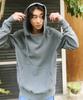 Snow Peak Garment Dyed Hoodie Large SW-25AU013, Men's/Women's, Charcoal,
