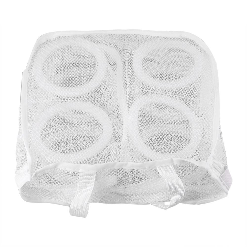 

Foldable Mesh Washing Bag Large Size Mesh Laundry Bag Travel Storage Wash Bag Camping