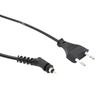 Two-Core European Round Plug Power Cord for Hair Straighteners & Curling Irons