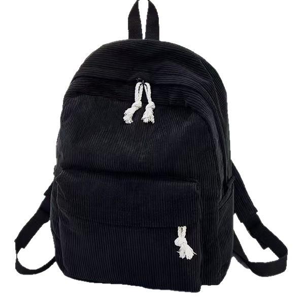Schoolbag female Korean version Kaibo Harajuku ulzzang high school student personality velvet college style backpack female backpack