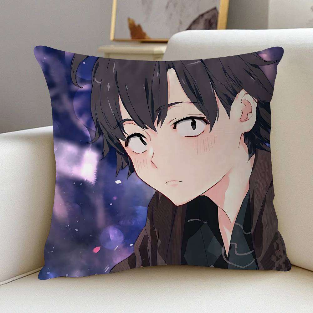 

Хикигая Х-Хачиман Персонализированная картинка Текст Домашние декоративные подушки Бытовые подарки 45х45см 12x12Inch