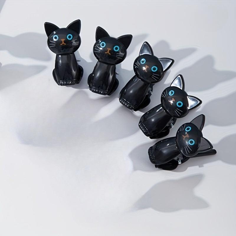 2 cat-shaped food preservation bag clips - sealed kitchen storage clips
