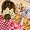 Plush Fabric Plush Cat Headband Cat Shape Plush Scrunchies Kitten Headband  For Girls Women