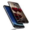Coffee Wine Cup Phone Case For Samsung Galaxy S20 S21 FE S22 Ultra S10 Lite S10E S9 S8 Plus S7 Edge Soft TPU Black Cover