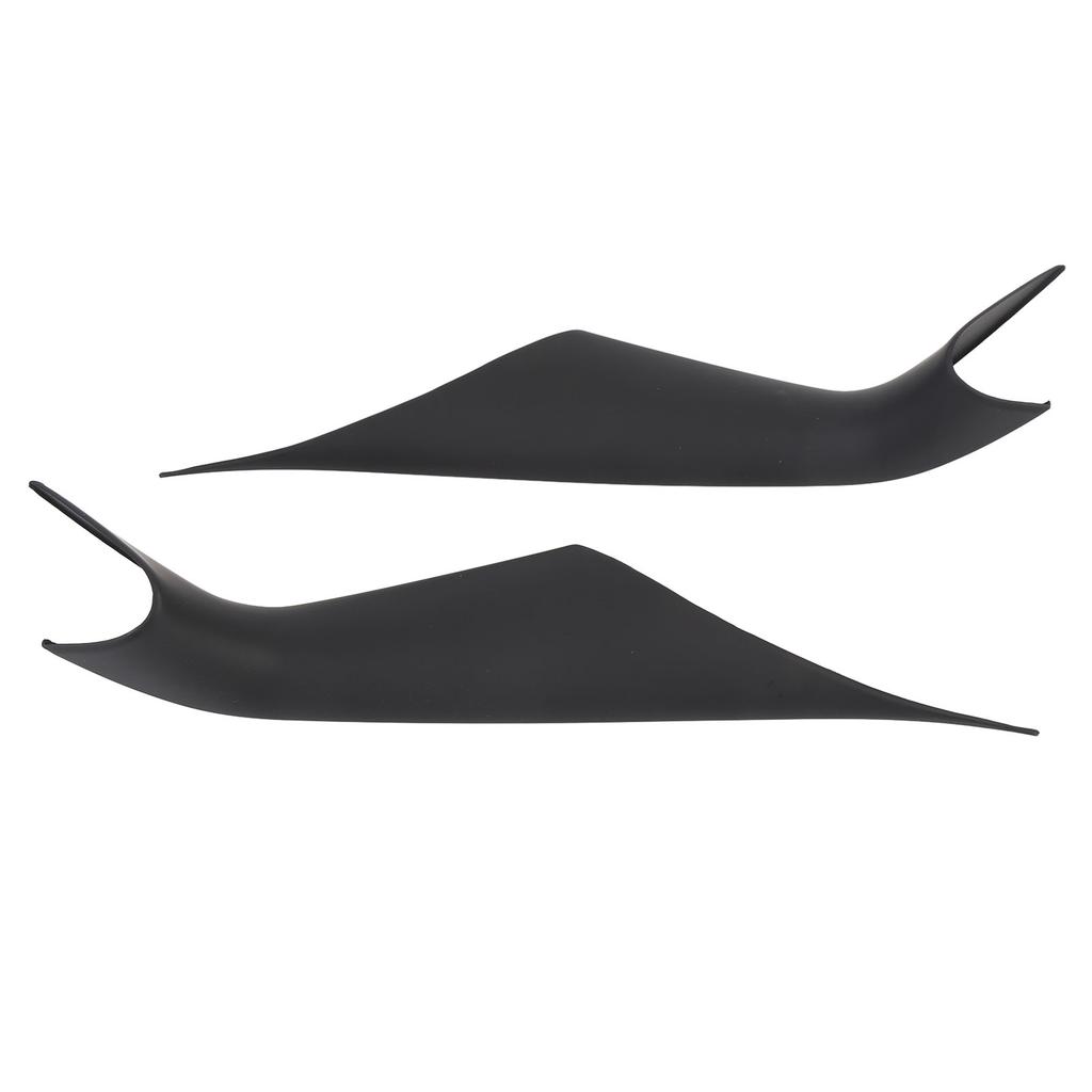 Paar Innentür-Ziehgriffabdeckungen Links Rechts Seite Mattschwarz Innentür-Ziehgriffabdeckung