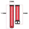 22mm Dual Color Silicone Strap for Coros Pace 4 Quick Release Watch Band with Snap Button