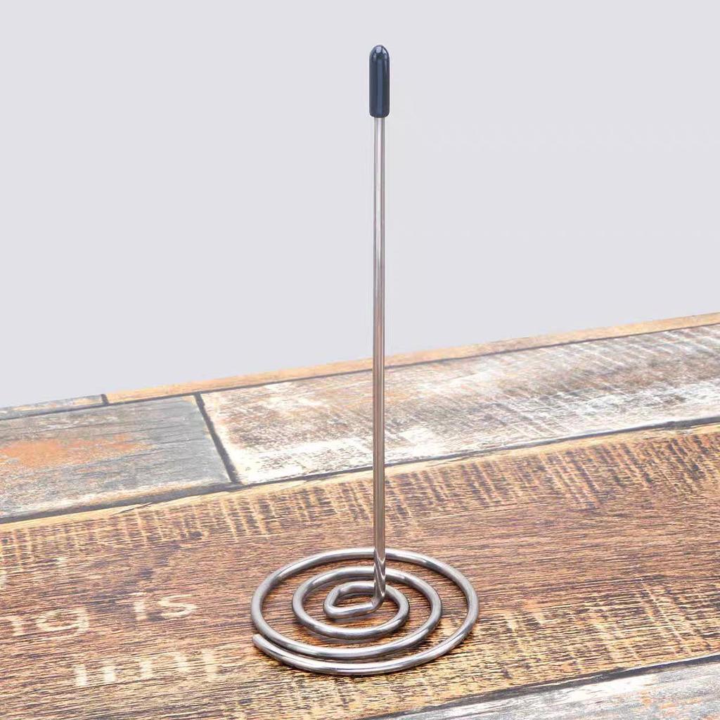 Schreibtisch-Beleghalter aus Edelstahl für Restaurant- und Take-away-Belege