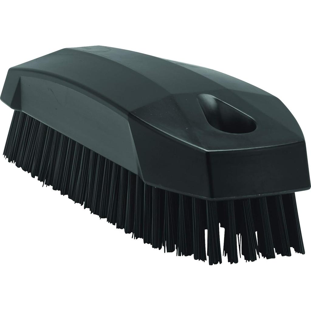 Vikan 64409 Brush,Nail,Stiff,PP/PBT,Black