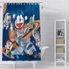 PO01 Lovely Cartoon D-Doraemons Shower Curtain Waterproof Polyester Fabric Bath Curtains Home Bathroom Decor Curtain With Hook