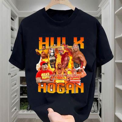 Hulkhogan Angel Tribute Tee Wrestling Legend Rip Camiseta See You At The Main Event In Heaven Hulkaunisexia Memorial Cotton Tshirt
