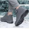 Winter new Men's Snow Boots Waterproof Sneakers Super Warm Plush Fashionable versatile men Boots Outdoor Non-slip Work Shoes