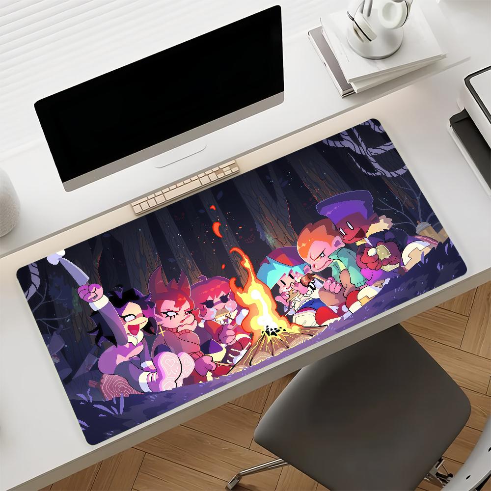 Game F-Friday Night F-Funkin Cool Mouse Pad Anti Slip Rubber Edge Locked Thickened Laptop Gaming Desk Mat