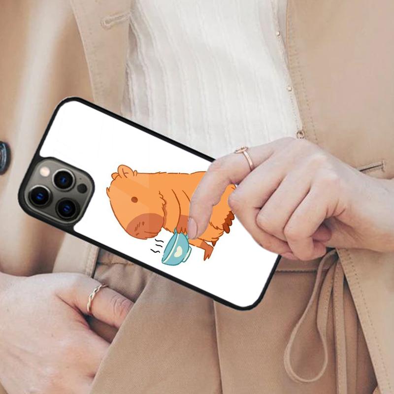 Curious Cute Capybara Magnetic Phone Case For APPLE iPhone 17 Air 16 14 13 12 Pro Max 15 Plus Wireless Charge With MagSafe Cover