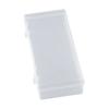 Plastic Case Storage Box Cosmetics Cover Craft Earring Holder Clear Container Jewelry Making Organizer Stationery