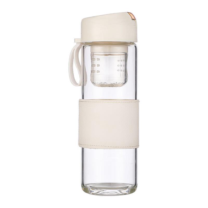 Duo Li Magnetic Tea Infuser Double Wall Glass Tea Cup