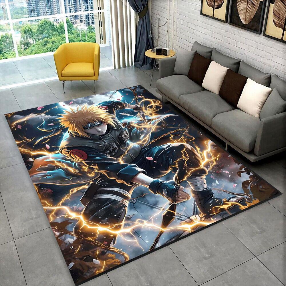 3D Kober N-Naruto Kreslený Anime I-Itachi pro Hernu Ložnici Obývací Pokoj Pohovku Domácí Dekorace, Dětský Koberec Protiskluzová Podložka
