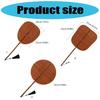 Hand Woven Handheld Fan Chinese Styles Bamboos Fan Waist Fan for Party Wedding Dance Performances Home Decorations