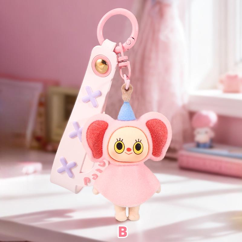 Tang Dynasty Court Ladies Keychain: Qin, Chess, Calligraphy & Painting Trendy Bag Charm, Couple Pendant Gift Keychain Pendant Series