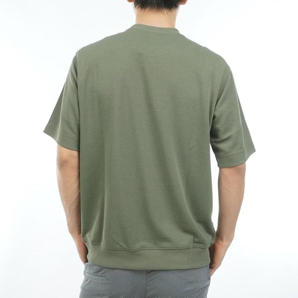 Golf Rundhals-Sweatshirt 4 [New Balance] Kurzarm (Dehnbar, Feuchtigkeitstransportierend) / Herren / 012-6164002 180_Khaki [M]