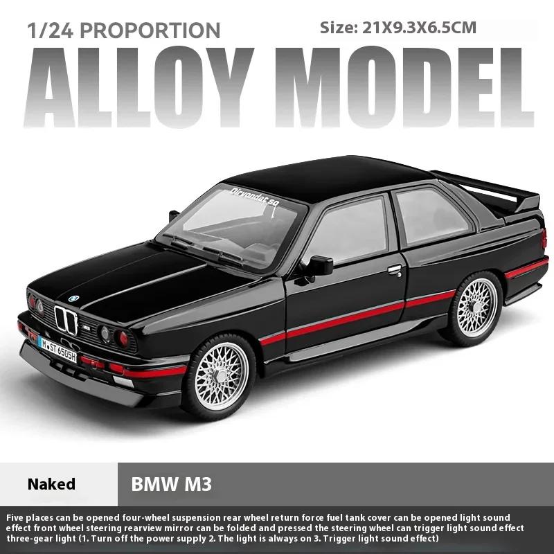 1:24 1988 M3 E30 Modified Classic Racing Vehicle Alloy Diecast Painting Model Car Private Collectibles Goods For Wholesale F