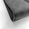 [Pre-Owned] Signature Logo Stripe Web Zipper Canvas Clutch - Very Good #KL79EU