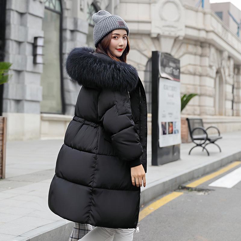 Down cotton-padded clothes, women's long bread clothes, large fur collar cotton-padded jackets, new thickened cotton-padded jackets, and coats.