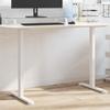 VidaXL Standing Desk Frames, Desk Legs with Adjustable Height, Table Frame with Internal Rotating Handle, White 4005340