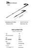 Ultra-light Carbon Fiber Trekking Poles: Three-section, Non-slip, Telescopic Walking Sticks