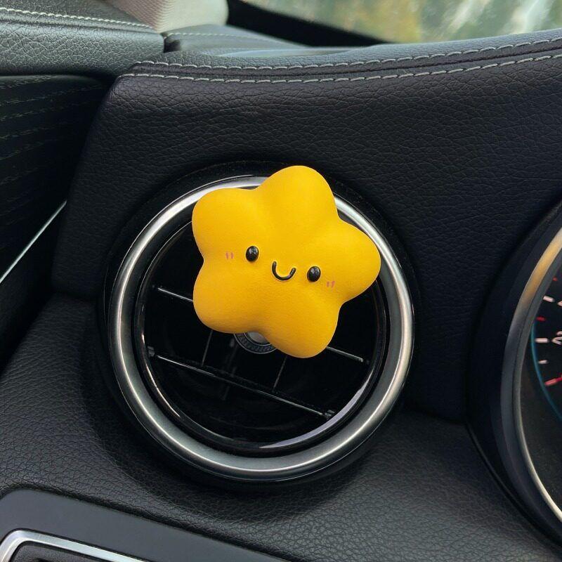 

Car Aromatherapy Pendant, Cute Cartoon Lucky Star, Christmas Tree Car Decoration, Diffuser Stone for Air Vent Interior Lucky Star