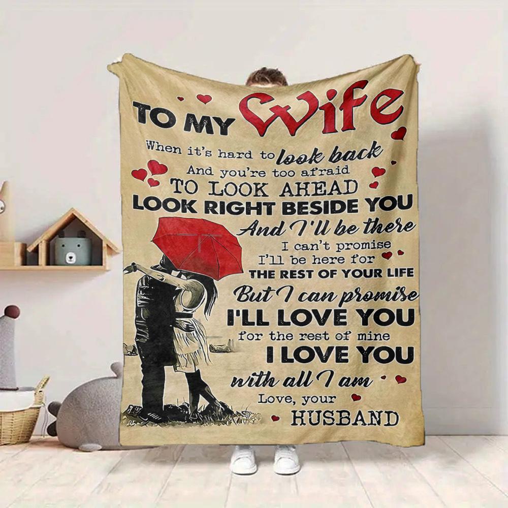 1pc Love Blanket, Lightweight Flannel Throw Blanket For Sofa, Bed, Travel142