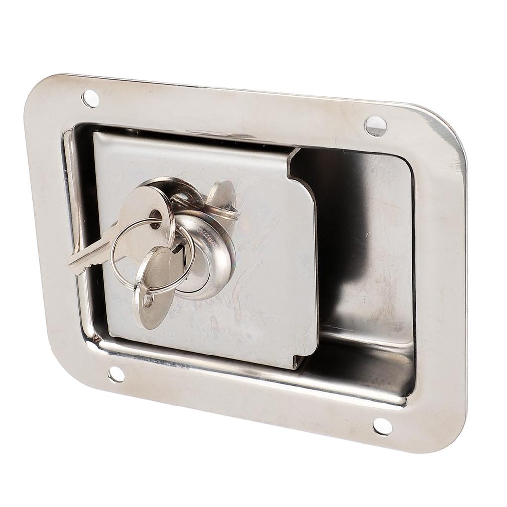 Toolbox Handle Lock Stainless Steel Rustproof High Strength RV Handle Latch for Home Office Commerci