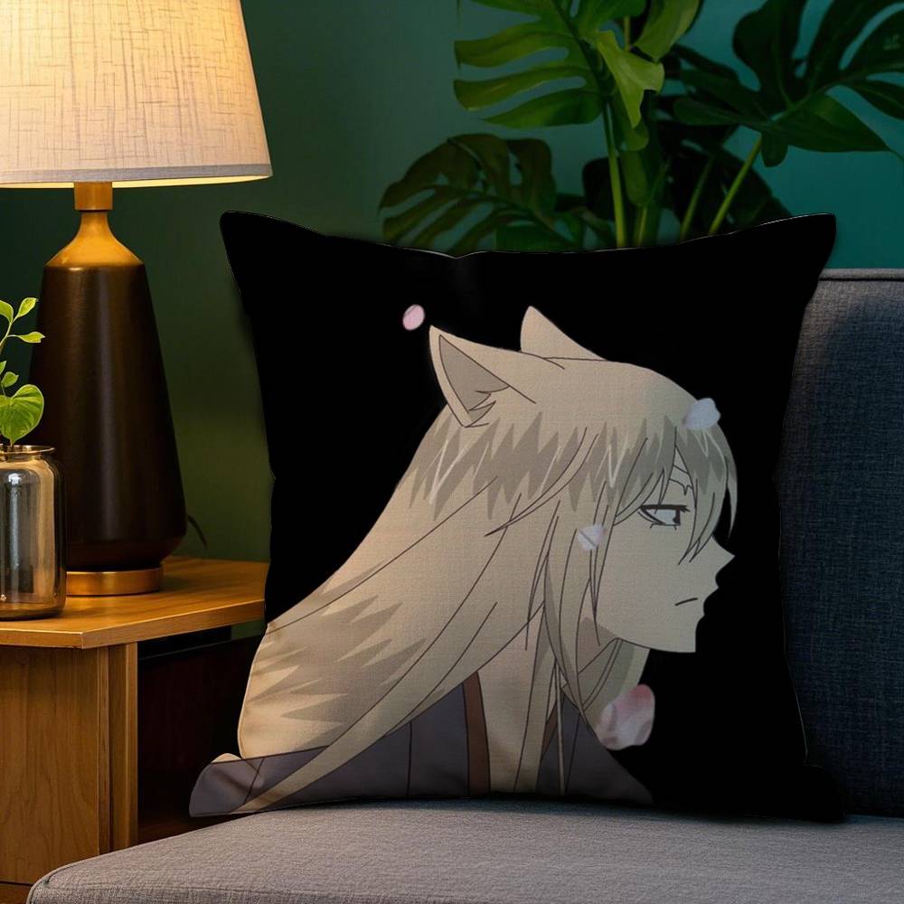 K-Kamisama Hajimemashitas Pillow Case Plush Fabric Soft Double Sided Print Sofa Cushion Cover Throw Pillow Covers