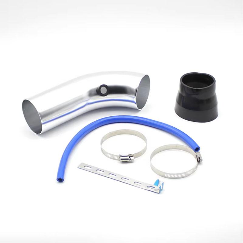 Universal Car Racing Cold Air Intake System Turbo Induction Pipe Tube Kit Cone High Flow Performance Air Filter Inlet 3" 76mm