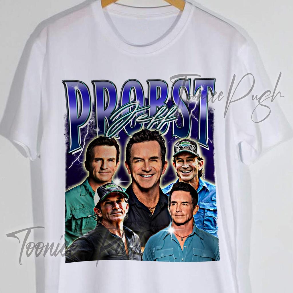 Jeff Probst Retro Graphic T shirt