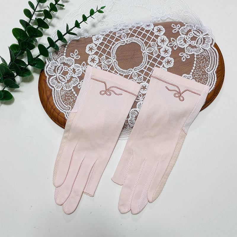 Thin UV Protection Touchscreen Gloves for Women - Breathable, Non-slip, Elastic, Perfect for Spring & Autumn Driving